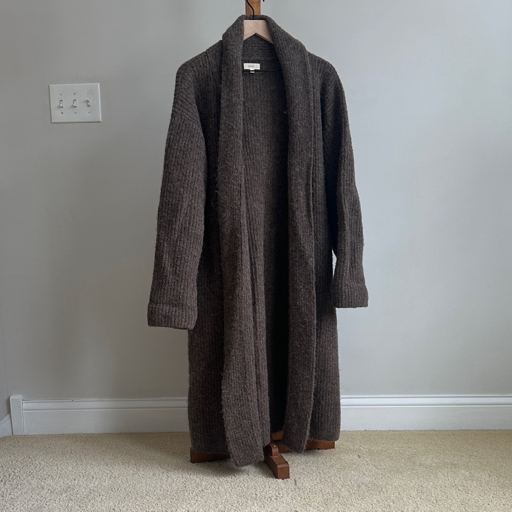 OZMA Dark Brown Knit Women's Sweater